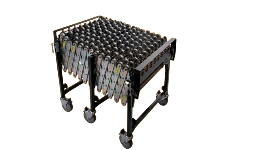 Transportadores de gravedad portátiles flexibles con ruedas