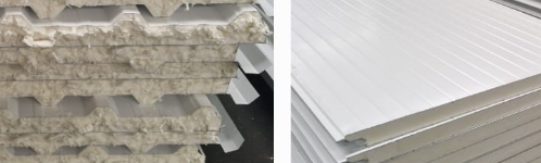 Panel aislado para refrigeración a medida para techos y muros