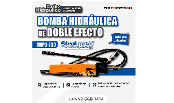 Bombas hidraulicas manuales para cilindros de simple efecto y doble efecto para la industria en general