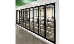 Puertas reach in de cristal para refrigeración y congelación
