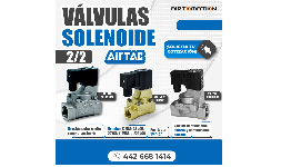 Válvula Solenoide Industrial AirTAC 2/2 Vías para Automatización de Fluidos