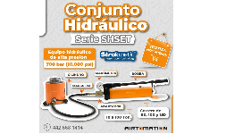 Equipo hidráulico de Alta Presión 700 Bar / 10,000 PSI SHSET Strokmatic 10 a 100 Toneladas para Industria Metalmecánica