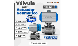 Válvulas actuadores neumáticos de Acero Inoxidable SAVD Strokmatic para Control de Grandes Caudales en Industria