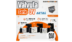 Válvula Solenoide Neumática 3V AirTAC de 3/2 Vías para Control de Actuadores de Simple Efecto en Industria Automotriz