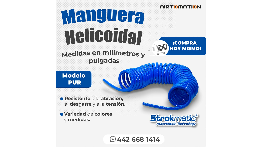 Manguera para aire comprimido Helicoidal de Poliuretano Strokmatic para la industria