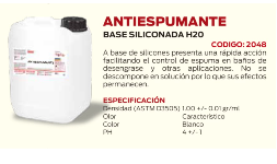 Antiespumante IQSSA