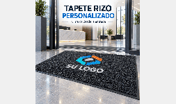 Tapete Rizo de Entrada Personalizado con Logotipo