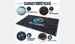 Tapete Rizo de Entrada Personalizado con Logotipo