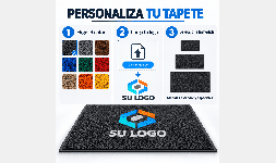 Tapete Rizo de Entrada Personalizado con Logotipo