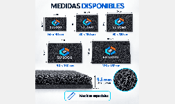 Tapete Rizo de Entrada Personalizado con Logotipo