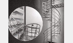 Escalera de Caracol de acero inoxidable