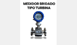 Medidor de flujo tipo turbina