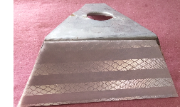 Ménsula trapezoidal con reflejante