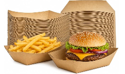 Charolas de cartón para comida
