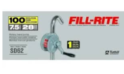 Bombas para aceite y lubricantes manual rotativa Fill Rite