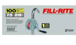 Bombas para aceite y lubricantes manual rotativa Fill Rite