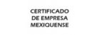 Certificado de Empresa Mexiquense Nutraze