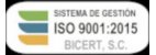 Certificado ISO 9001:2015 Corporativo Integral del Ambiente, S.A. de C.V.
