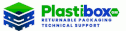 Contenedores apilables de plastico